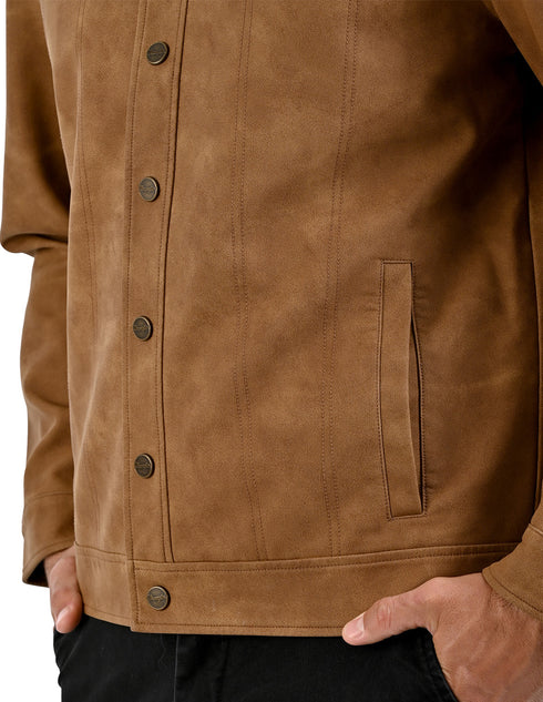 WRANGLER camisola para Caballero en Acabado Avejentado en piel sintetica.